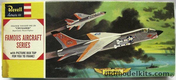 Revell 1/67 F8U-2N Crusader  Famous Aircraft Series - (F8U2N), H167-98 plastic model kit